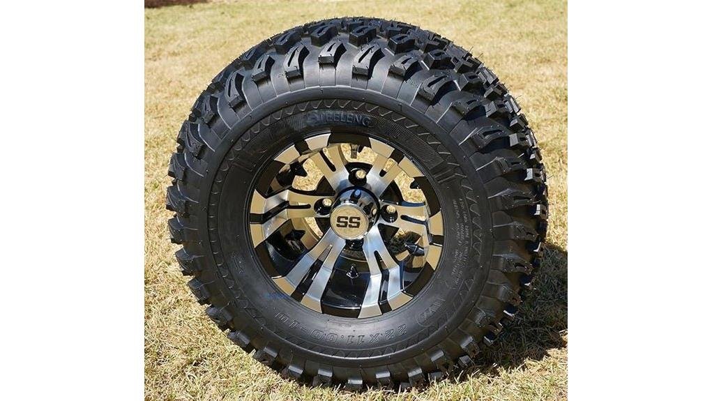 10 inch black vampire wheels