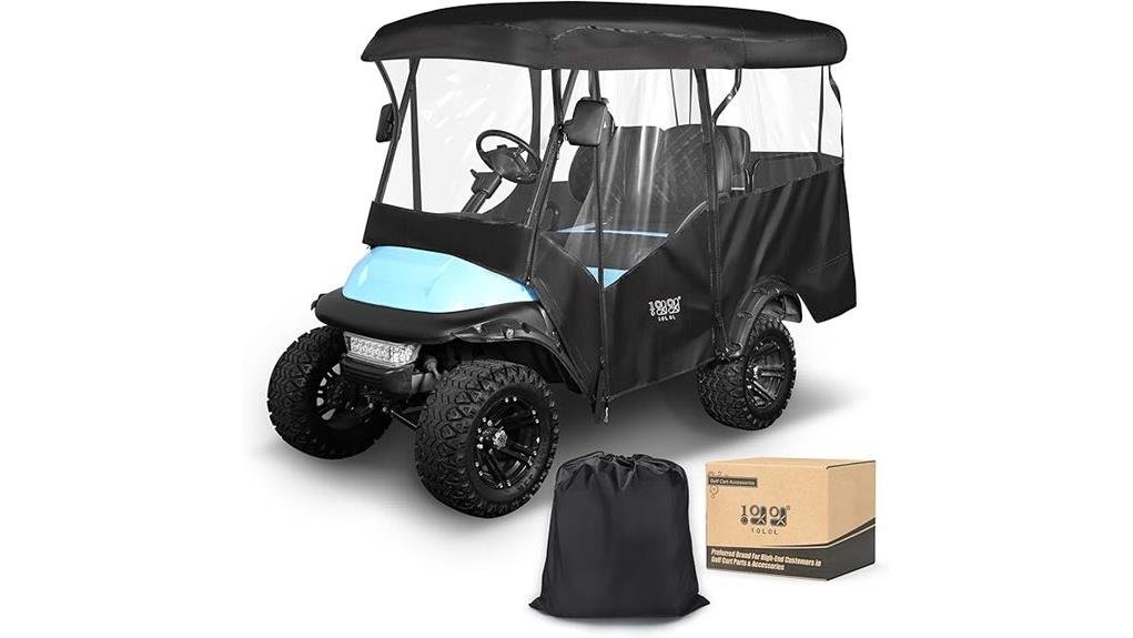 10l0l golf cart enclosure