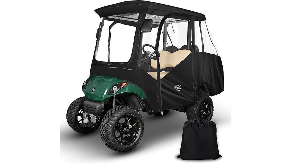 10l0l golf cart enclosure review