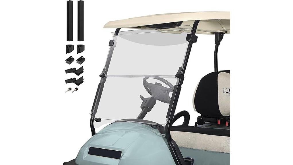 10l0l golf cart windshield