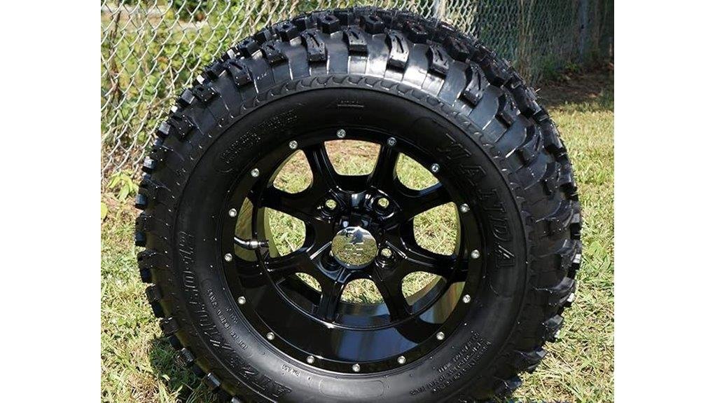 12 inch gloss black wheels