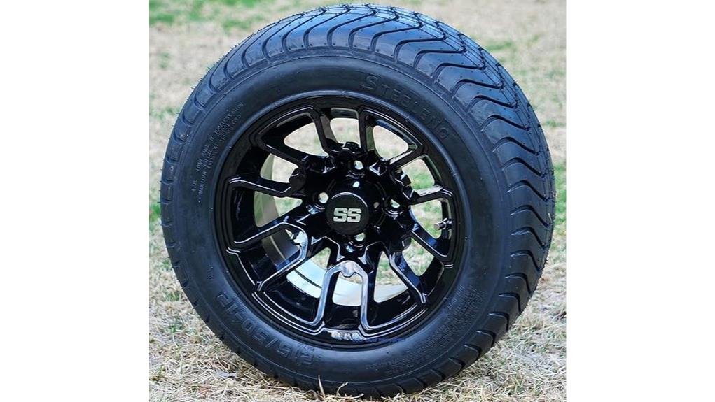 12 inch lizard gloss wheels