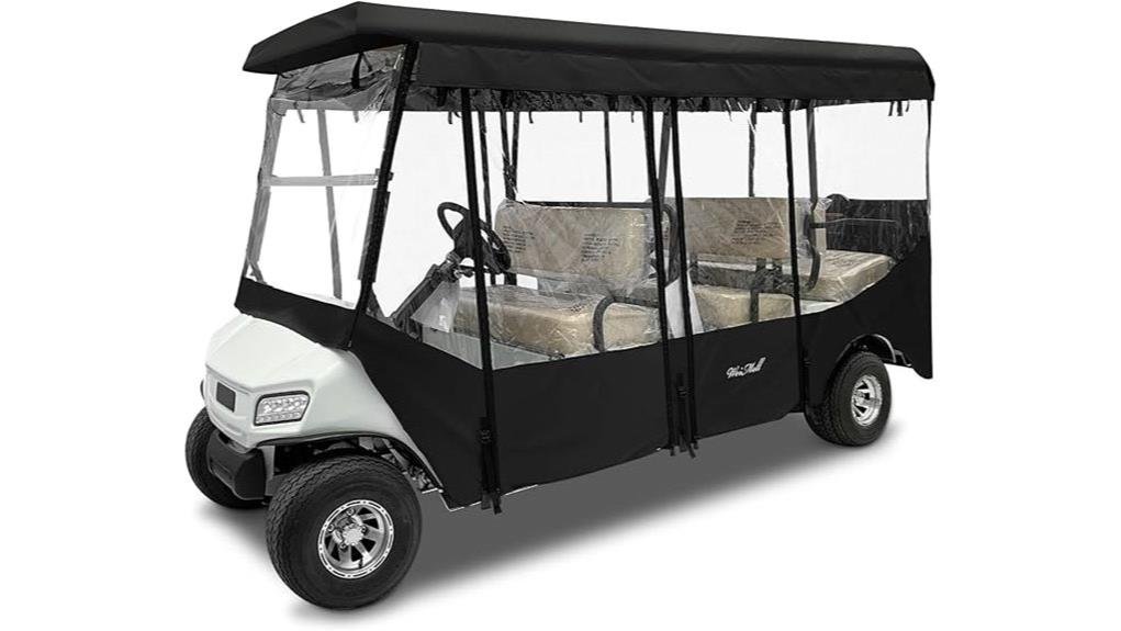 6 passenger golf cart enclosure