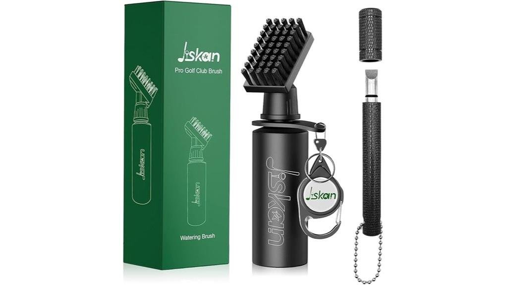 compact professional golf brush