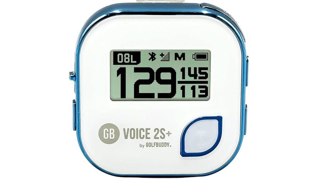 compact voice enabled golf gps