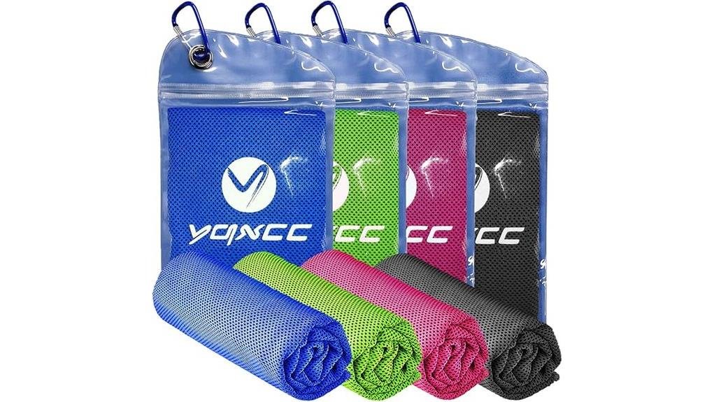 cooling towels four pack dimensions