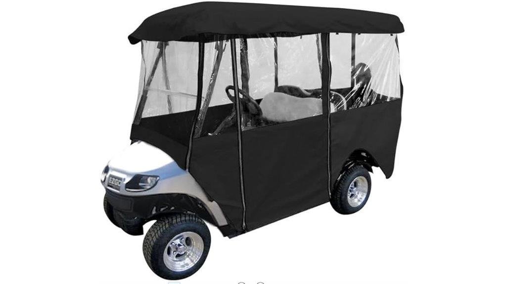 deluxe 4 person golf cart cover