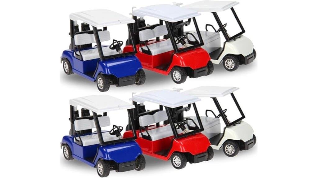 diecast golf cart set