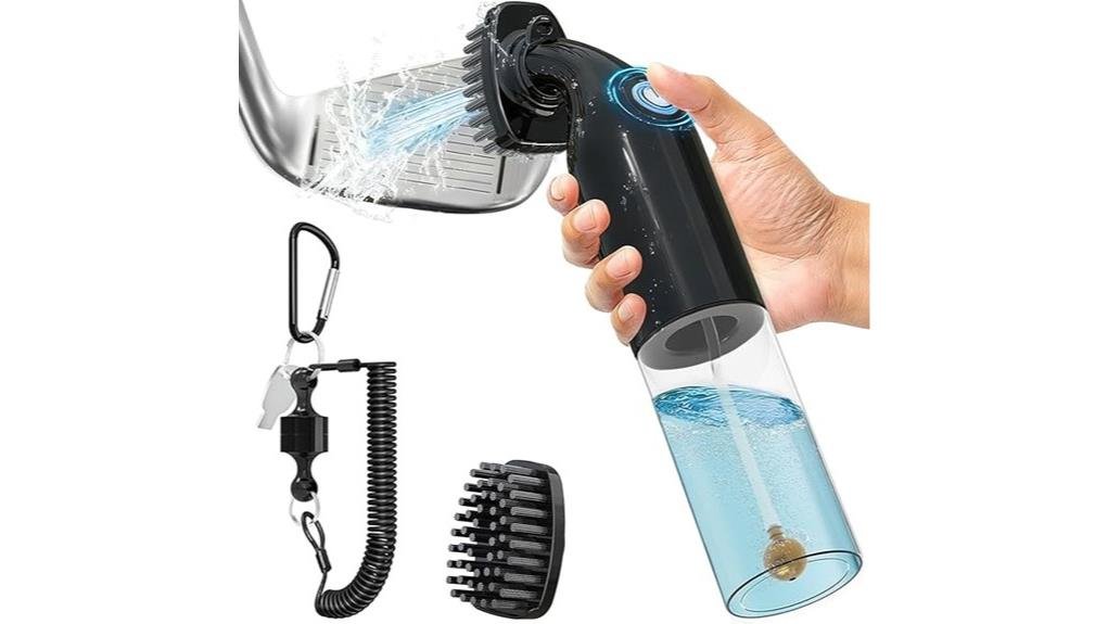 electric powered golf club cleaner