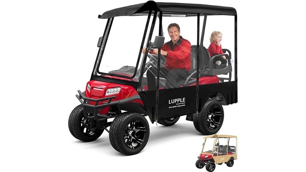 enclosure fits 78 7 golfcart