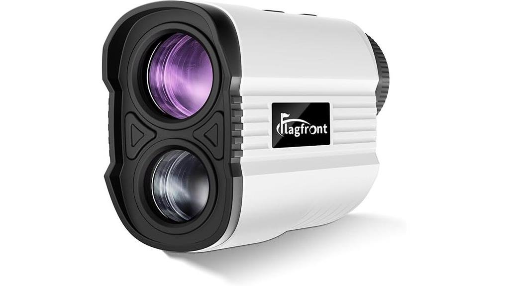 flagfront slope enabled golf rangefinder
