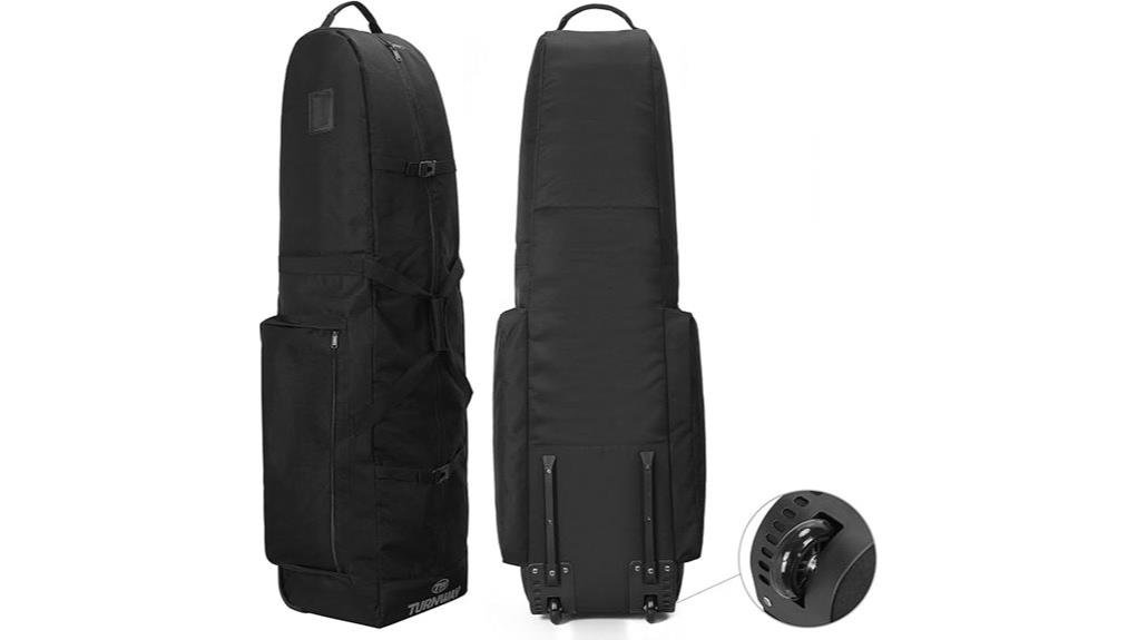 foldable padded golf travel bag
