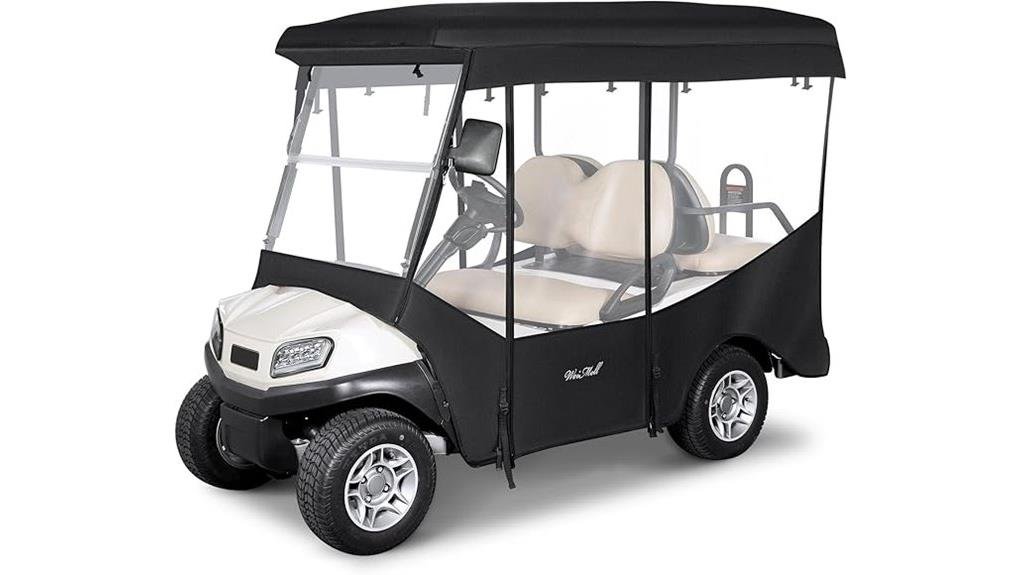 four passenger golf cart enclosure
