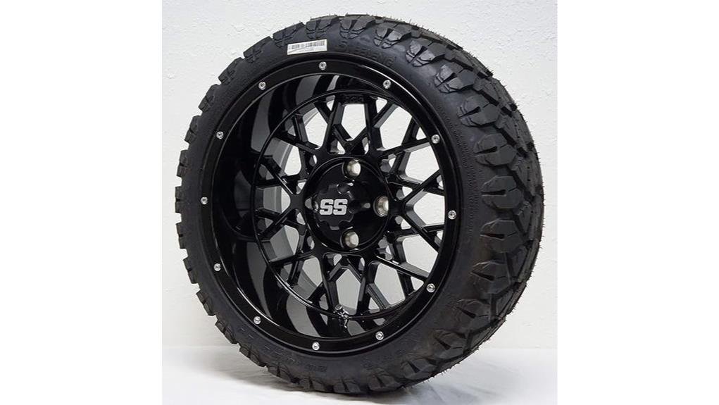 gloss black venom tires