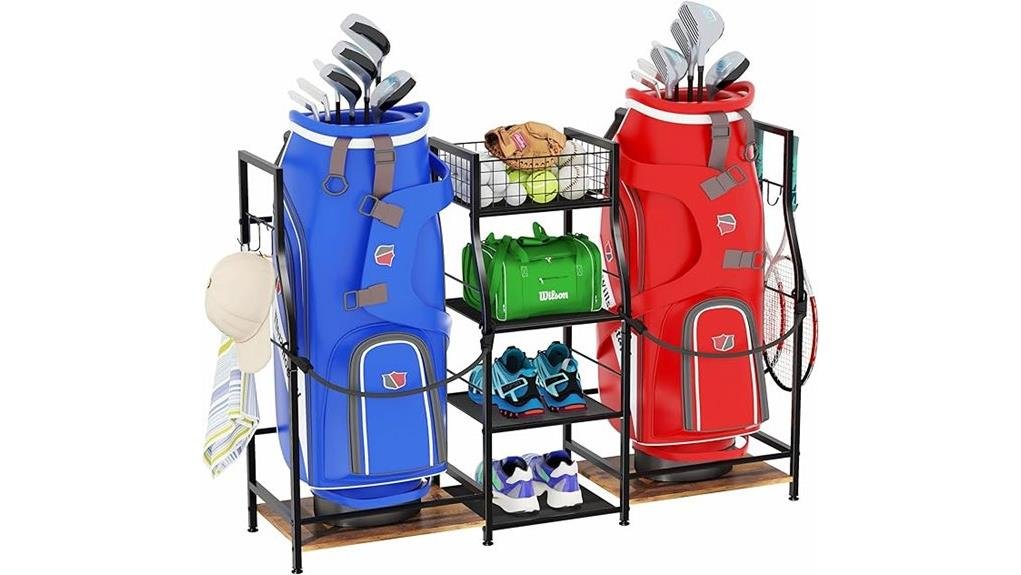 golf bag storage organizer review