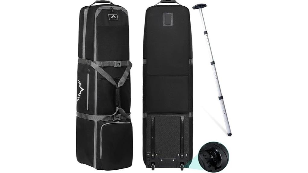golf bag with rod