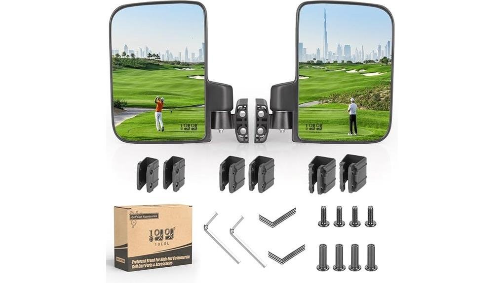 golf cart mirror review