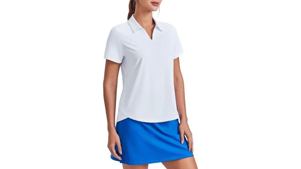 lightweight breathable moisture wicking polo