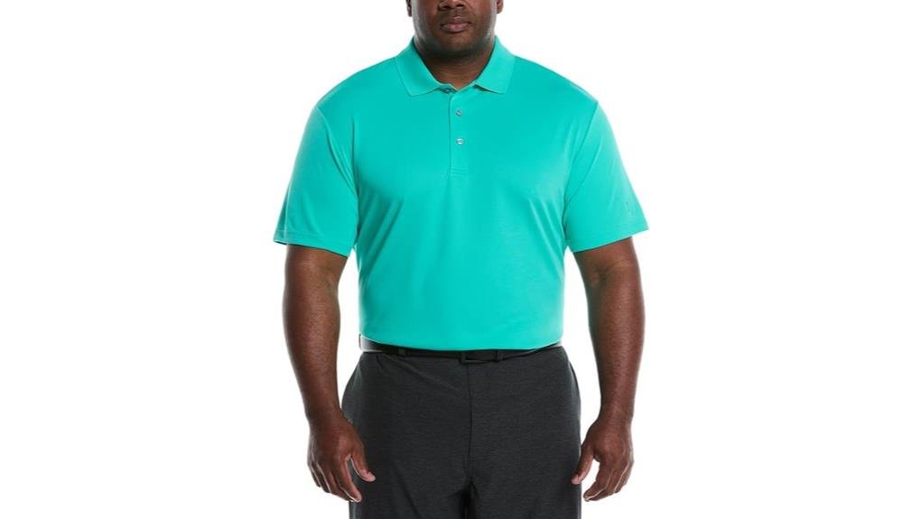 lightweight breathable performance polo
