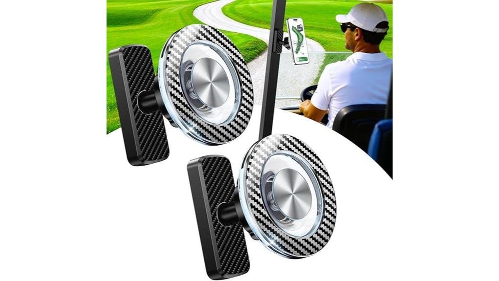 magnetic golf cart phone holder