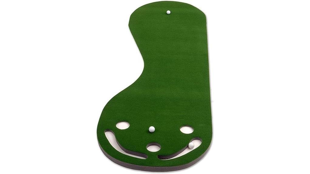 portable backyard putting mat