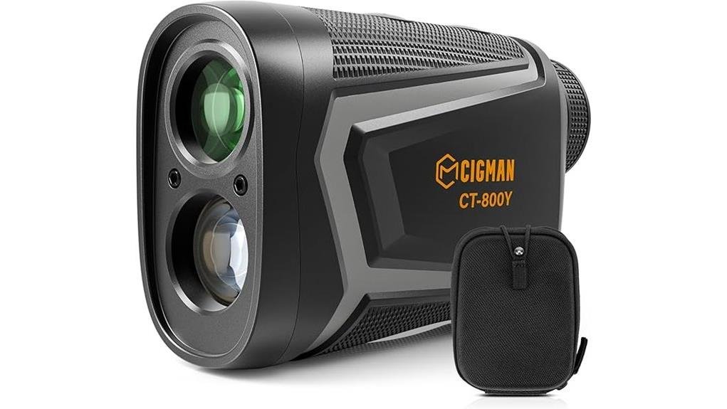 rechargeable 850 yard golf rangefinder