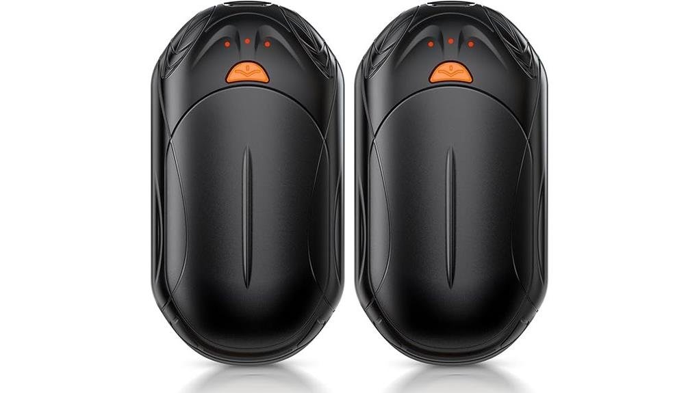 rechargeable dual sided heating pockets