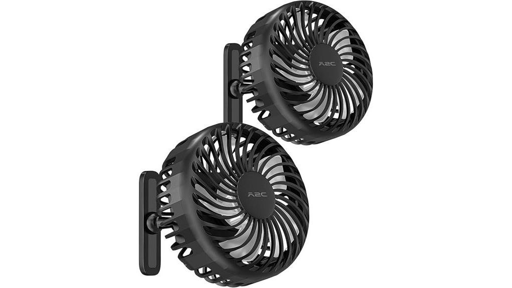 rechargeable magnetic golf cart fan