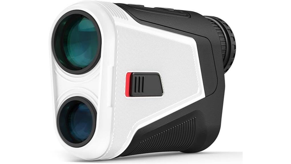 red oled golf rangefinder