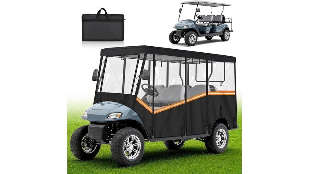 six passenger golf cart enclosure