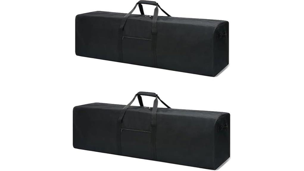 spacious heavy duty travel duffle