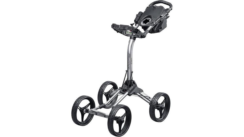 sturdy folding four wheel cart