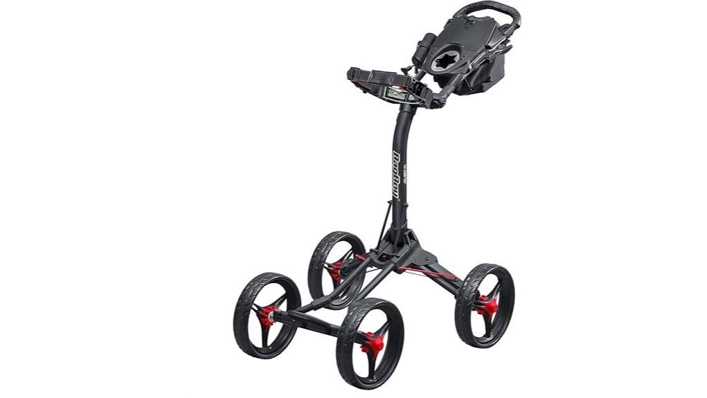 sturdy folding four wheel golf cart