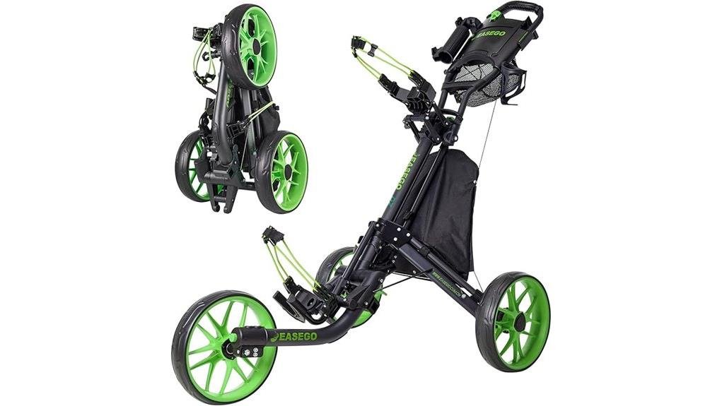 three wheel golf cart review