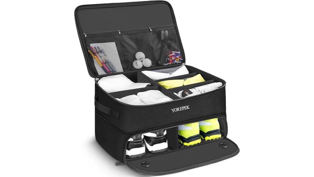 two tier collapsible car organizer