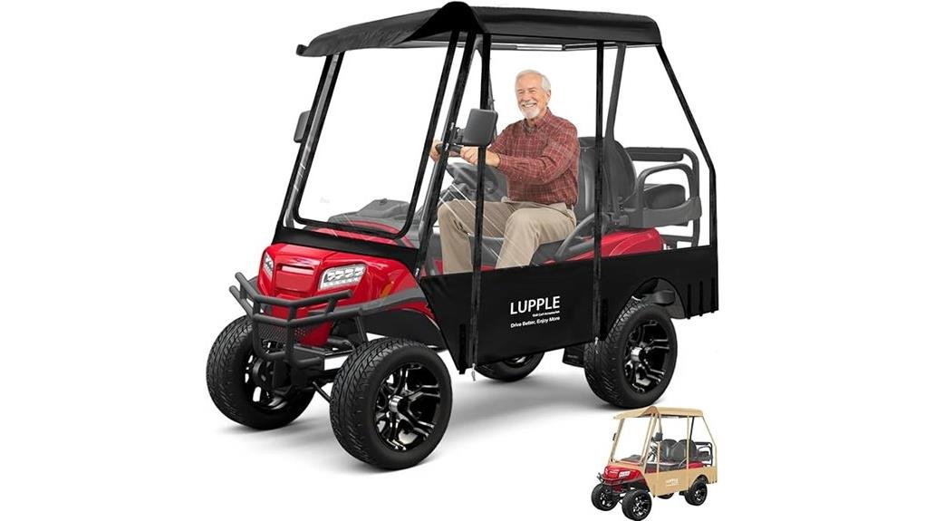 universal golf cart enclosure review
