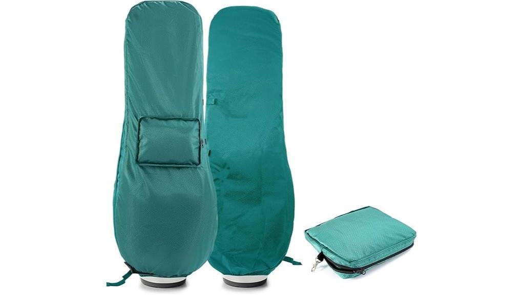 waterproof orange golf bag cover