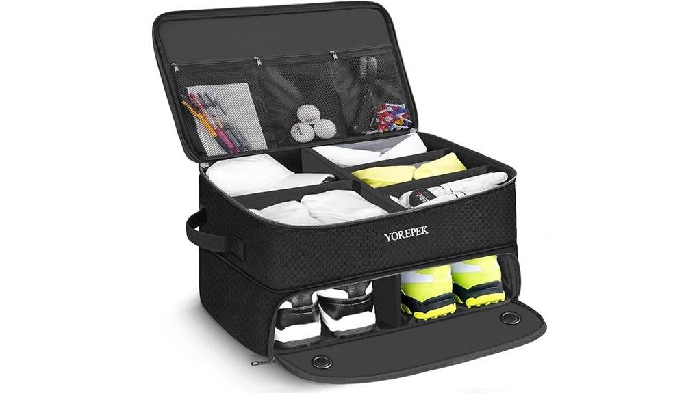 yorepek two layer golf organizer